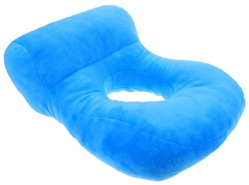 PRETYZOOM Schlafkissen aus Memory Schaum Blau für Büro und Schule