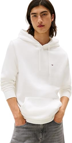Tommy Jeans Herren Hoodie Regular Fit Flag Fleece mit Kapuze