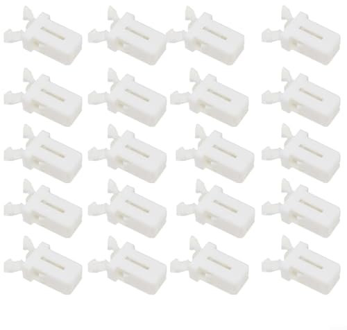 Gdfnmogo Clips, Self Locking Switch Clip Set, Bin Latch Repair Clip, Bin Bag Clip, Trash Can Lid Lock, Bin Catch Replacement For Home(White-20pcs)