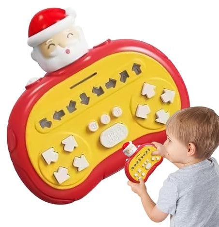 Hogvinnatil Machine de Jeu de Danse des Doigts - Machine de Jeu de Musique Portable de Voyage avec Musique légère, Console de Presse Rapide, Puzzle Anti-Stress, Personnel éducatif pour et