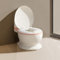 Pot Bébé Toilette Musical Pour Apprentissage De La Propreté - Toilette Bebe & Enfant - Confortable Anti Dérapant Avec Bruit De Chasse & Musique - Pot Amovible - Rose-1PC
