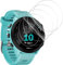 Jaavkkma 4 Piezas Protector Pantalla para Garmin Forerunner 55 Cristal Templado, Dureza 9H/Sin Burbujas, Película Protectora para Garmin Forerunner 55 - HD Transparente Vidrio Templado