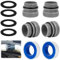 Lot de 4 adaptateurs de tuyau de piscine pour pompe de piscine, adaptateur de tuyau de piscine avec joint, pour tuyau de 40 mm à 1 1/2, compatible avec les pompes à filtre Intex, Coleman