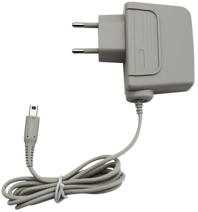 Cargador para Nintendo 3DS - Compatible con Nintendo New 3DS/3DS XL/2DS, Cargador de Viaje Adaptador de Corriente 1.1m