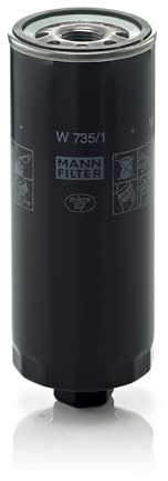 MANN-FILTER, W 735/1 Oil Filter | For Passenger Cars, Highest Filtration Performance, Engine Protection, High Quality Sealing, True OE Engineering