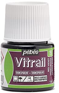 Pébéo 050019 Vitrail 1 Flacon Violet Rouge 45 ML