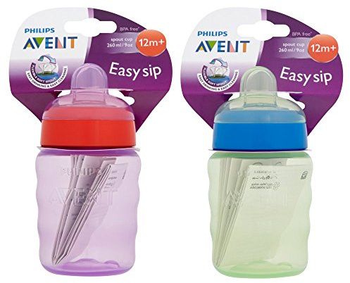 Philips AVENT Easysip Spout Cup (9 ounce, Mixed) Multicolour