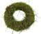 Schreiber Deko Kranz mit Moos und Clematis 1 Stück Natur-Grün Ø 25cm
