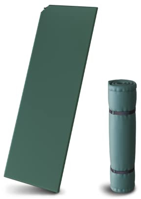 Kronenburg Isomatte Selbstaufblasend 190 x 60 x 2,5 cm in Grün