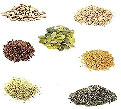 BONGIOVANNI FARINE e BONTA' NATURALI Mixseeds, Miscela di 7 Semi Oleosi - Formato da 100 grammi