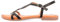 Gioseppo (GIOS6) Femme Navassa Sandale, Negro, 38 EU