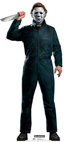 Cardboard People Advanced Graphics Mike Myers with Knife Life Size Cardboard Cutout Standup - Halloween II (1981 Film)