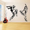 Hip Hop Tänzer Wandtattoo Break Dance Wandaufkleber Modern Dancer Vinyl Aufkleber Für Dancing Studio Tanzraum Dekoration 72X57Cm