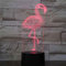 YRTMHU Lampe de Chevet flamant rose animal 3D pour Adulte Enfant Chambre Décor, Veilleuse Led, Lampe Illusion, Lampe de Nuit pour Chambre Salon Café, Lampe de Bureau avec Interrupteur Tactile