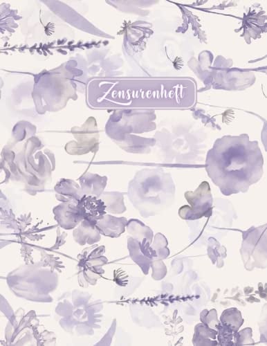Zensurenheft: Schulnotenheft im DIN A4 Format | Listenbuch für Lehrer | Notenlisten lehrer a4