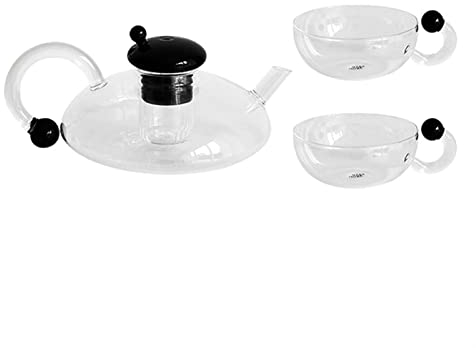 PEVSCO Teapot Glass Teapot with Removable Filter Open Fire Electric Pottery Stove Borosilicate Glass Kettle Coffee Maker Teapots