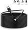 ACOCOBUY Micro USB Power Cable 10M, Power Cord for Mi 360° Home Security Camera 2K Pro, Mi Smart Camera C300 C200, for EZVIZ C6, USB A to Micro Long Charging Cable Wire for Security Cameras, Black