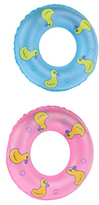 FOYTOKI 10 Stück Hilfsmittel-Schwimmringe Mini-Schwimmring Schlauchboote Schwimmhilfen Miniatur-Rettungsring Pool-Partyzubehör Poolschwimmer Poolnudel Schwimmender