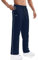 BROKIG Gerade Hose Herren Laufhose Lang Hose Offener Beinabschluss,Loser Passform Sporthose Herren Freizeithose mit Taschen Komfortable Trainingshose für Männer (Marine,XXL)