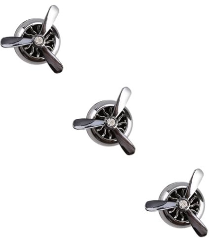 Holibanna 3piezas Difusor De Para Coche Perfume De Aire Para Aire Acondicionado Fragancia De Té Ambientador Compacto y Elegante Fácil Instalación Ruido