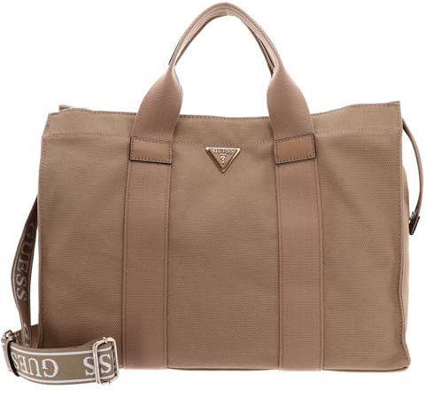 GUESS Canvas II Tote Bag M Beige