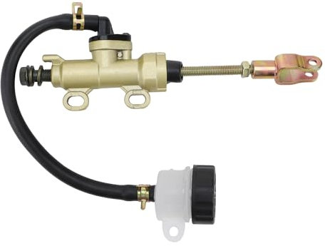 GOOFIT Dorado Bomba Principal De Freno Trasero Bomba Hidráulica Principal Sustitución para 50cc 70cc 90cc 110cc 125cc ATV Dirt Pit Bike