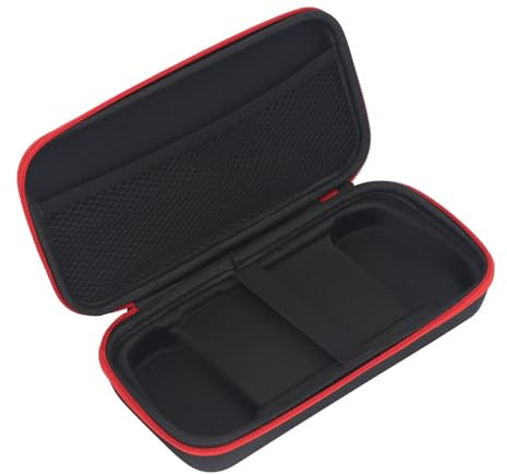 Tragetasche für Spielkonsole, Hartes Eva, Wasserdicht, Stoßfest, mit Netztasche, Universelle Aufbewahrungstasche für Anbernic RG556