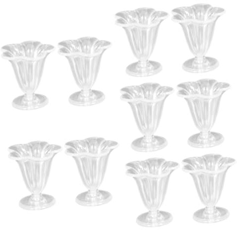 Vaguelly 10 Pezzi Tazza Di Simulazione Fornitura Di Mini Casa Mini Tazza Della Casa Gelato Mini Tazzina Da Caffè Modello Di Pentole Modello Di Tazze Fai Da Te Mini Arredamento Plastica