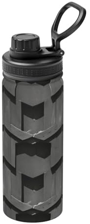 Insulated Sports Kettle -18oz Portable Stainless Steel Vacuum Cup For Hot Water And Beverages - Polygonal Iron Steel Walls