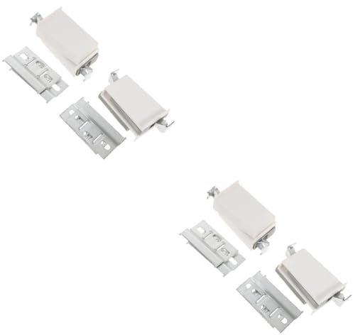 Uonlytech 8 Sätze Code zum Aufhängen des Schranks sperren Einsatz Nachrüstung ersatzteile für gartenmöbel schrankhaken Metallschrank zum Aufhängen Ersatzscharniere für Schränke Abs Silver