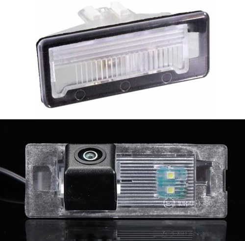 Auto HD Kennzeichenbeleuchtung Rückansicht Rückfahrkamera, für FIAT Doblo Cargo Kombi 263/Opel Vauxhall Combo Kasten Tour X12/Chrysler Dodge Jeep Ram ProMaster City SLT ST Mini Passenger Cargo