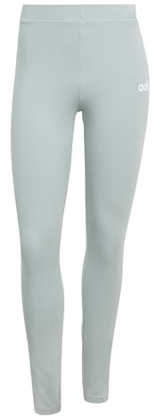 adidas Damen ESSENTIALS LINEAR COTTON LEGGINGS, Wonder Sage/white, XL Tall