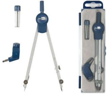 Compas liderpapel articulado con adaptador universal