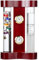 LilysHome Galileo Station météo avec thermomètre Galileo, verre tempête Amiral Fitzroy, horloge à quartz de précision et hygromètre
