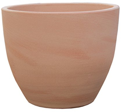 Hentschke Keramik Pflanztopf/Pflanzkübel frostsicher Ø 40 x 32 cm, terrakotta, 122.040.53 Blumenkübel für Draußen + Innen - Made in Germany