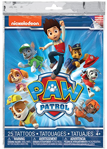 Paw Patrol 1582 Tattoos (Small, 25 Stück)