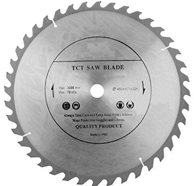 Lama per sega circolare di alta qualità, 450 mm x 32 mm x 30 T, per dischi da taglio circolari