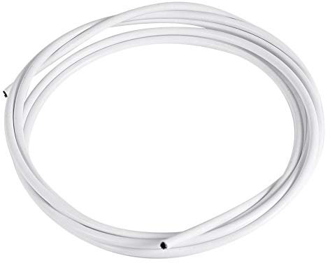 Bnineteenteam Fahrrad Bremszüge, Brake Shift Bremszug Gehäuse Schlauch Kit Fahrrad Bremszughülle für Mountainbike 2m Universal (5 Farben) (4mm-Weiß) Fahrradzubehör Fahrt Reiten