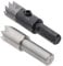 Fenteer 2 Pieces Removable Thimble Drill Bit Rotary Center Fits for Lathe Machine, Easy to Install
