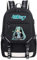 WANHONGYUE Hatsune Miku Anime Cosplay Rucksack Schultasche Laptop Backpack mit USB-Ladeanschluss Schwarz / 26