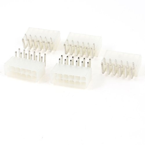 N/A 5 Pcs 12 Pin 90C Terminal PC Alimentation Connecteur ATX pour Voiture Auto