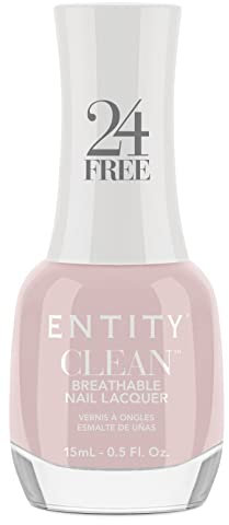 Entity Clean - Pintauñas de Color Breathable | Esmalte de Uñas Secado Rapido y Efecto Gel | Pinta Uñas Larga Duración y Fortalecedor | Esmalte Sin Tóxicos, Natural y Vegano (Nude & Improved)