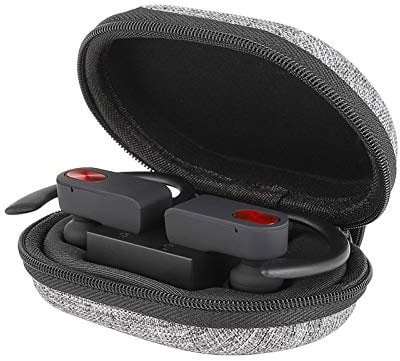 ZOpid TWS - Auricolari wireless Bluetooth 5.0 stereo con microfono e custodia di ricarica, resistenti al sudore/impermeabili, auricolari sportivi con ganci regolabili, funzionano con Fire TV Stick
