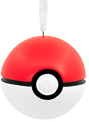 Hallmark Pokémon-Poké-Kugel, Weihnachtsdekoration, Mehrfarbig