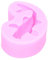 Wosune Moule à gâteau, Moule à Poisson Rouge Bonne durabilité Moule à Poisson Moule en Forme de Poisson Rouge Fondant Moule gâteau intéressant Facile à Nettoyer pour décoration de gâteau(Pink 50-523)