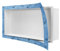 Saxoboard Wandnische Dusche Edelstahl, Duschnische Bad 60x30x10 cm - Weiß RAL 9016 (Farbe wählbar) + Flexibler Einbau