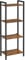 VASAGLE 4-Tier Bookshelf, Bookcase, Shelving Unit, for Office, Study, Living Room, Bedroom, 24 x 40 x 107 cm, Industrial, Rustic Brown and Ink Black LLS099B01
