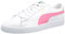PUMA Basket Classic XXI, Scarpe da Ginnastica Uomo, White/Sunset Pink, 45 EU