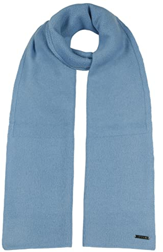 Stetson Cashmere Wool Strickschal - Schal Damen/Herren - Winterschal - Wollschal aus 100% Kaschmir - Kaschmirschal Herbst/Winter hellblau One Size