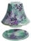 Aroma Teal Crackle Candle Shade & Tray